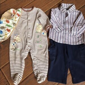 COPY - Little Me Sleeper 9M & Nanette Top/CarterPants 9M